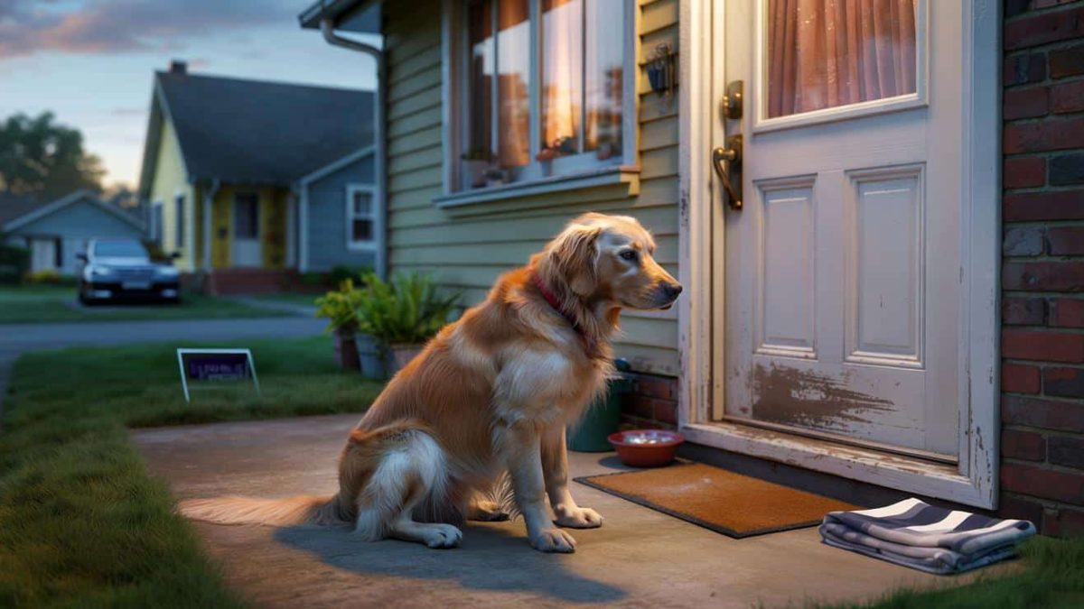 Heartbroken Dog Refuses to Leave Home After Owners Abandon Him, Sparking Outrage and a Desperate Search for Answers
