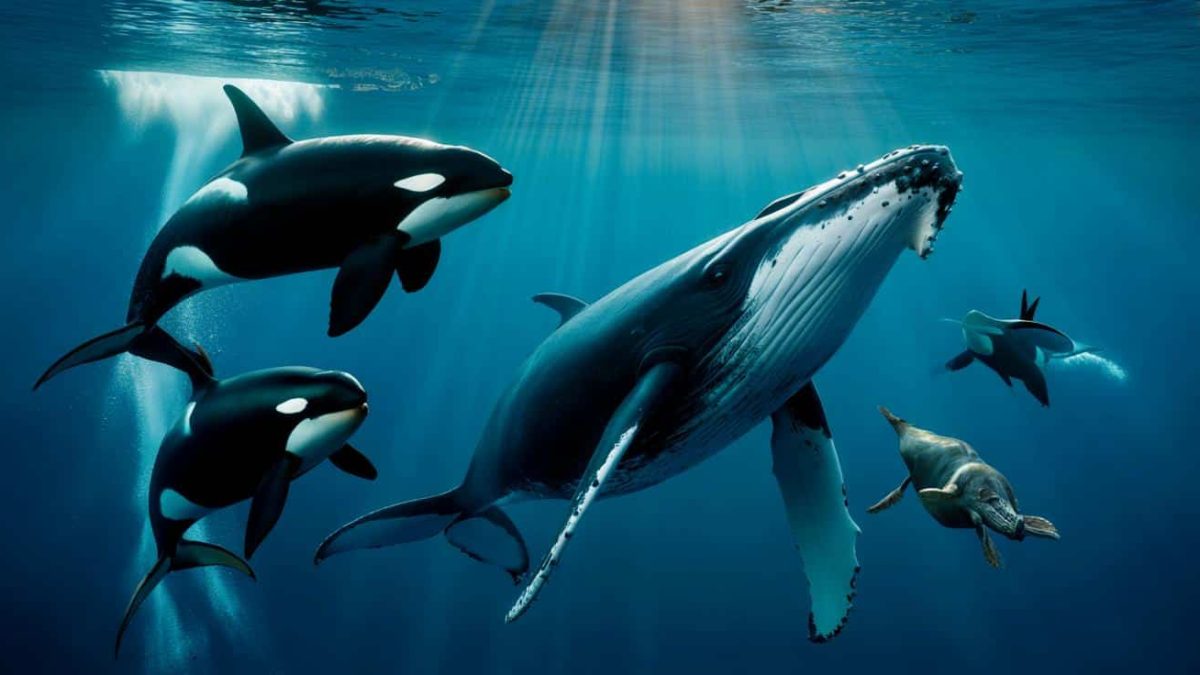 Shocking Footage Reveals Whales Battling Killer Whales in Epic Showdown!