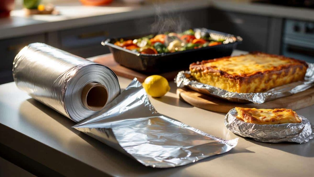 We all think we know how to use it… but aluminium foil’s shiny and dull sides have two different jobs