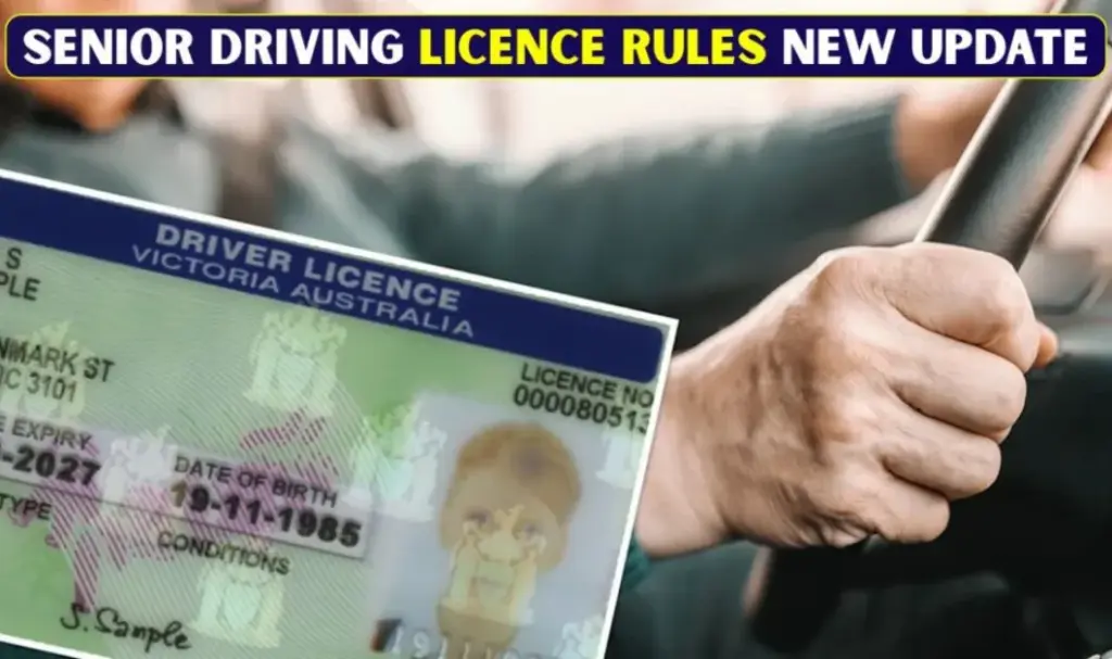 New Driving Licence Rules for Seniors Aged 70+ Begin 20 March 2026 Nationwide