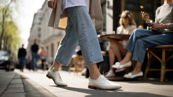 White derbies are the flat shoe stars of spring