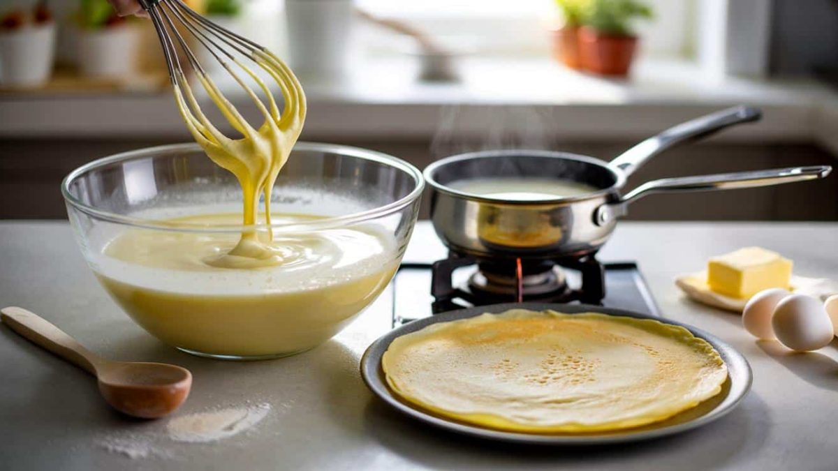 Why heating the milk for your crêpes is the ultimate secret to perfect batter in record time