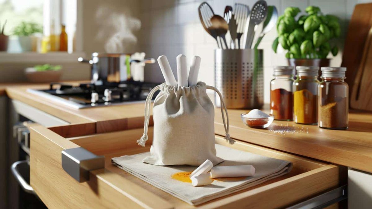 Why you should always keep a stick of white chalk in your kitchen drawers