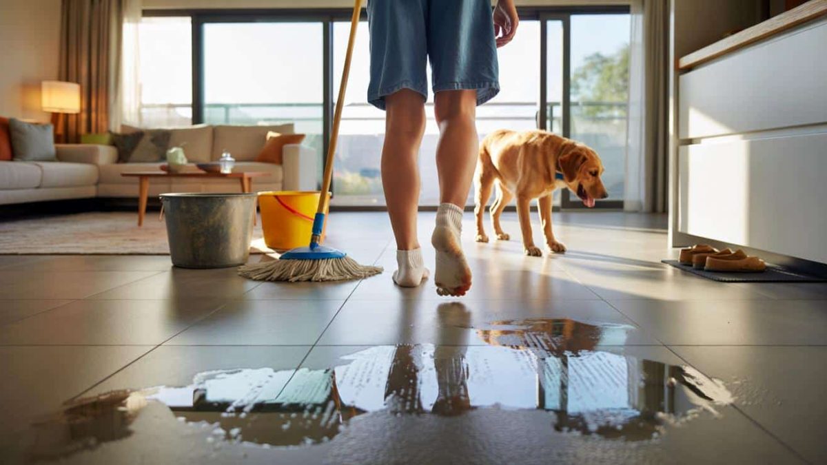 Why your floors never stay clean even after mopping