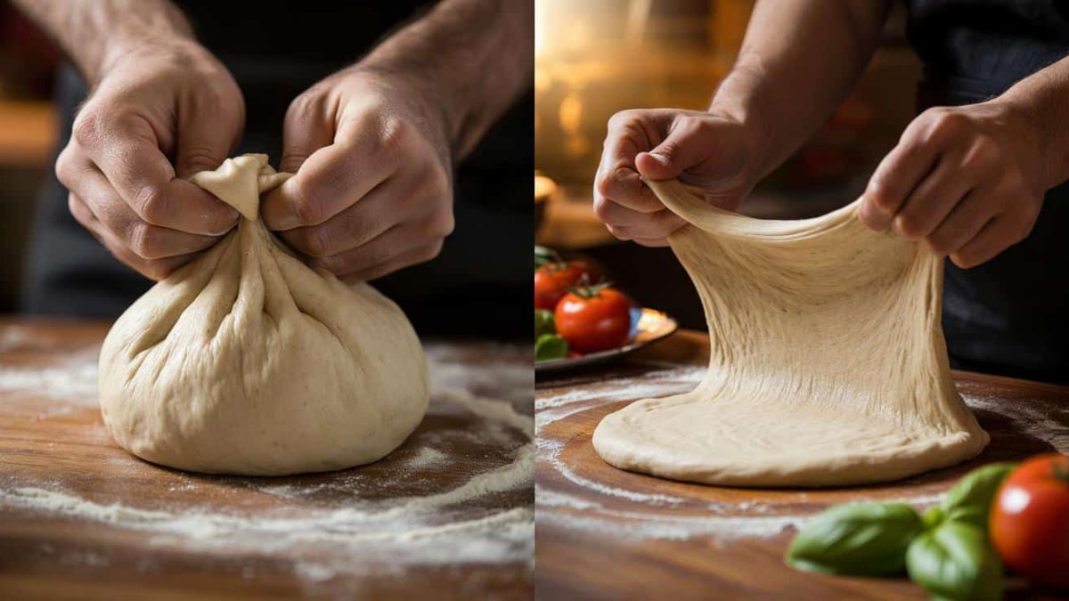 Why your homemade pizza dough is always too elastic to stretch and the gluten relaxing rest technique that solves it completely