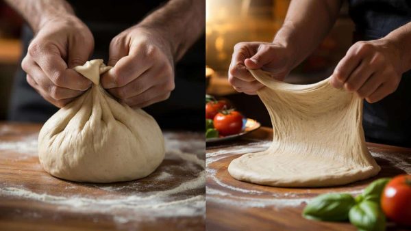 Why your homemade pizza dough is always too elastic to stretch and the gluten relaxing rest technique that solves it completely