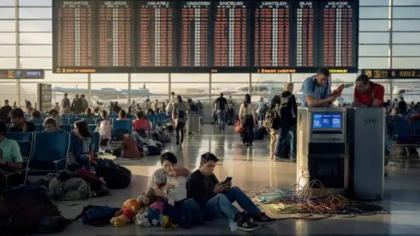 Shocking Chaos at U.S. Airports: Over 470 Flights Canceled and 5,000 Delayed, Leaving Passengers Stranded Nationwide