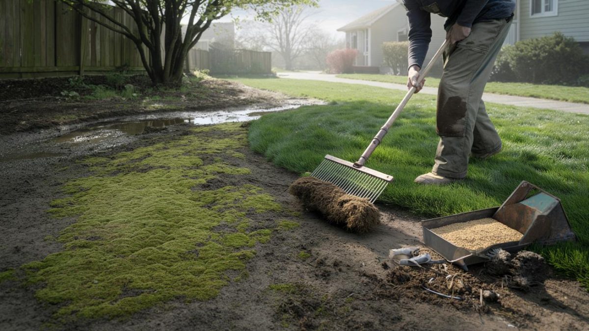 Your lawn is covered in moss after winter? Here’s the simple move landscapers swear by