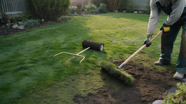 Your lawn will be “strong and healthy”, moss-free, with just two gardening tools