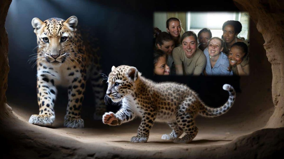Miracle at the Zoo: Critically Endangered Amur Leopard Cub Takes First Steps!