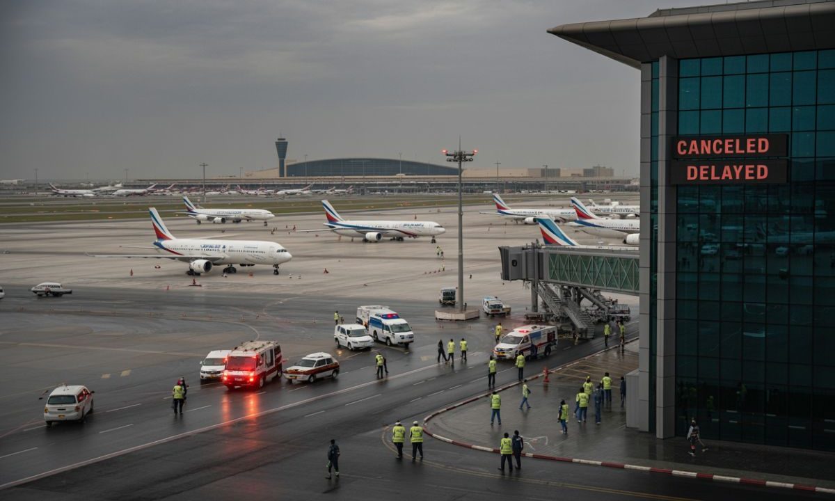Shock at Kuwait Airport: Drone Attack Grounds Flights Across 3 Continents!