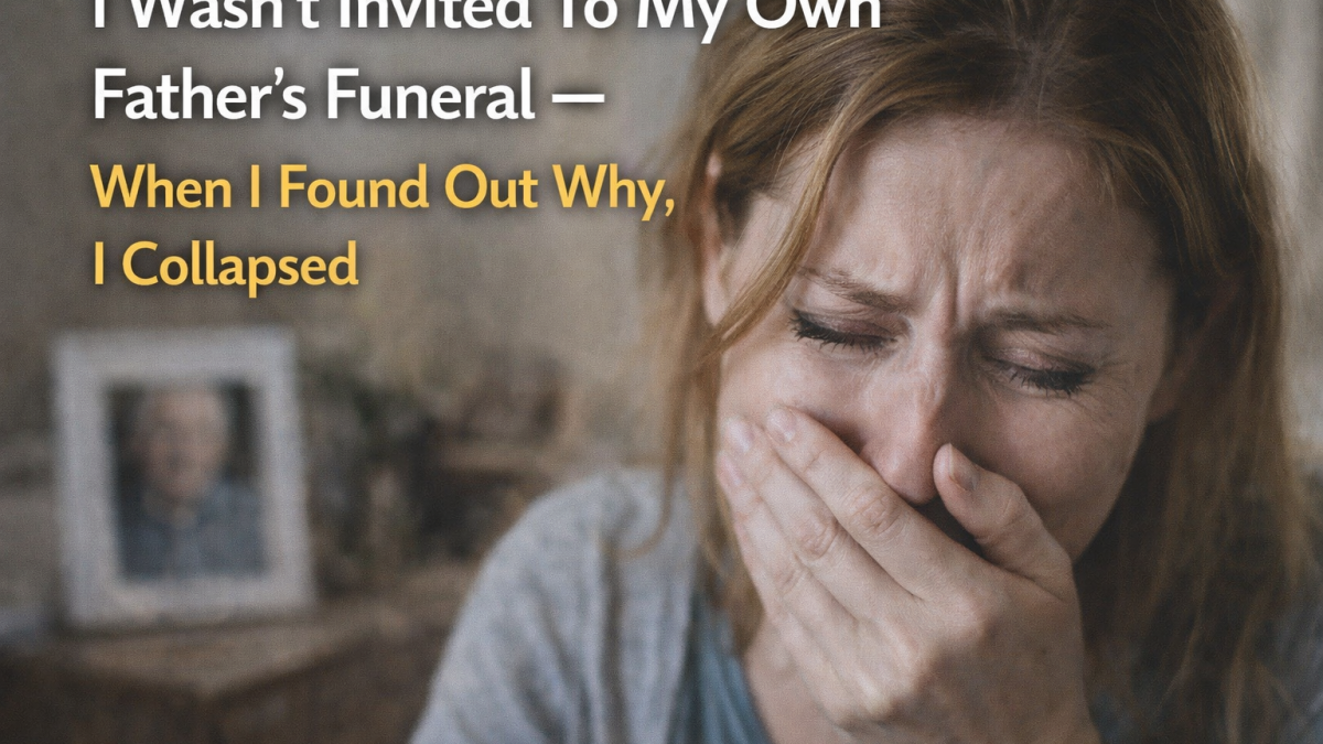 Devastated Son Excluded from Father’s Funeral – The Shocking Truth Will Shatter Your Heart