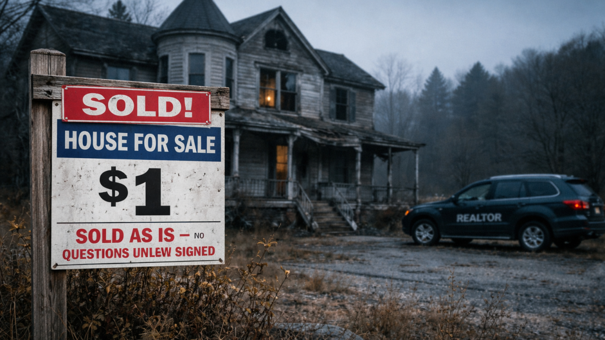 “I Couldn’t Believe My Eyes When I Saw the $1 House Listing – The Realtor’s Secret Will Shock You”