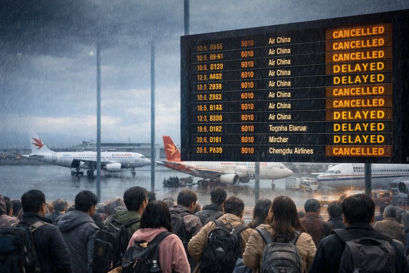 You Won’t Believe How Bad the Weather Has Disrupted China’s Airports – Thousands Stranded!