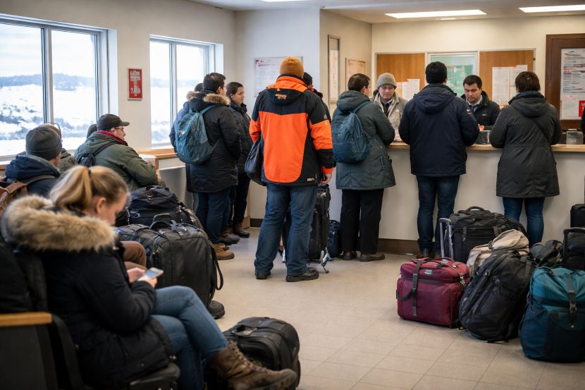 Shocking Delays and Cancellations Trap Travelers in Remote Quebec Town