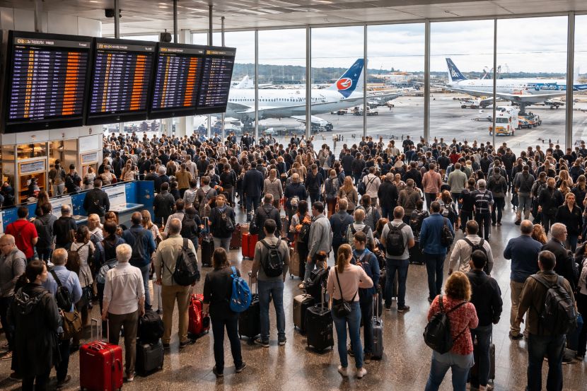 Shocking Delays and Cancellations Rock Montreal Airport: Travelers Stranded as Major Airlines Struggle