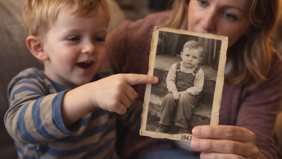 The Shocking Truth: My 4-Year-Old Claimed to Be in a 1943 Photo!