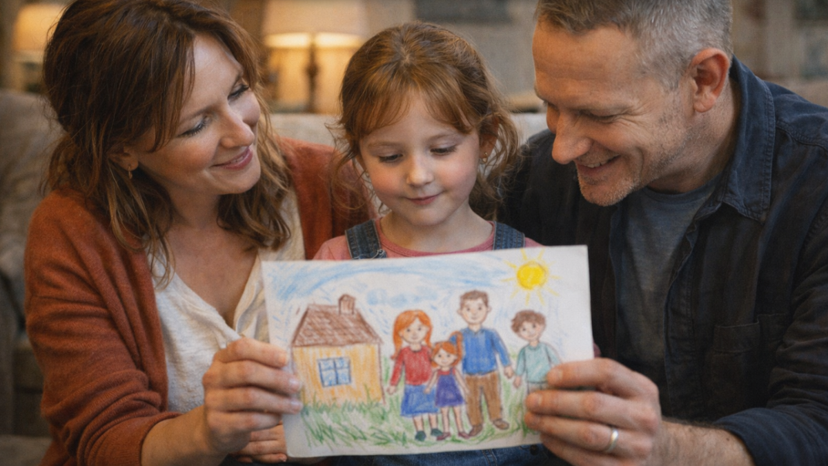 The Chilling Truth Behind My Daughter’s Family Portrait – A Shocking Revelation That Will Change Everything