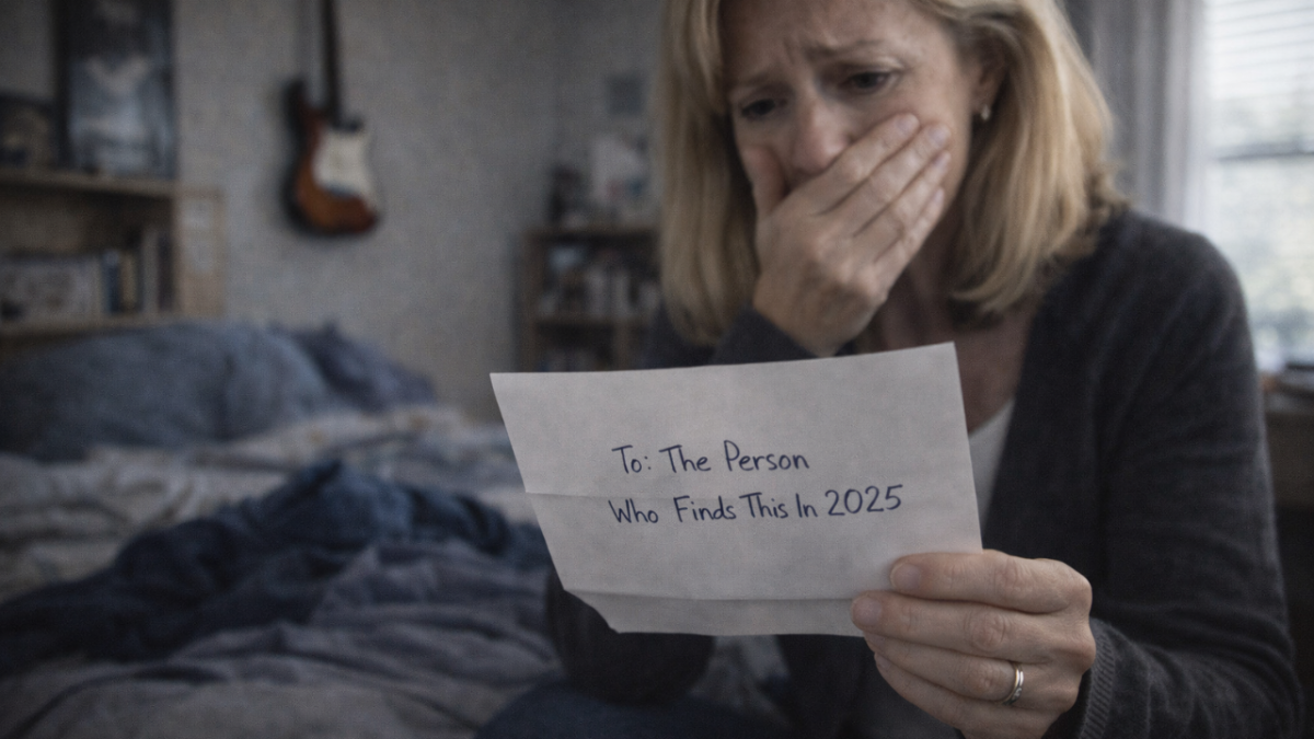 Heartbreaking Discovery: A Mother’s Emotional Journey After Finding Her Dead Son’s Letter to the Future
