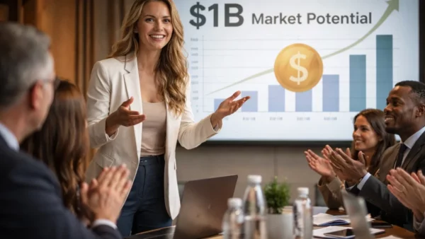 The Incredible 90-Second Pitch That Made This Woman a Billionaire Overnight