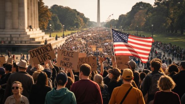 Shocking Revelations: 3,200 US Cities Erupt in Historic “No Kings” Protests Against Trump’s Iran War and Border Policies