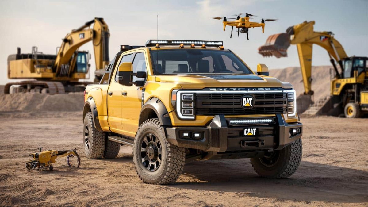 This Shocking V8 Pickup from Caterpillar is Built for the Toughest Jobs»