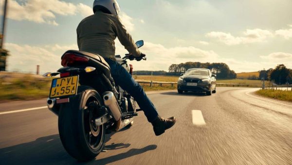 Motorcycle Riders’ Hidden Trick: The Shocking Reason They Stick Their Leg Out!