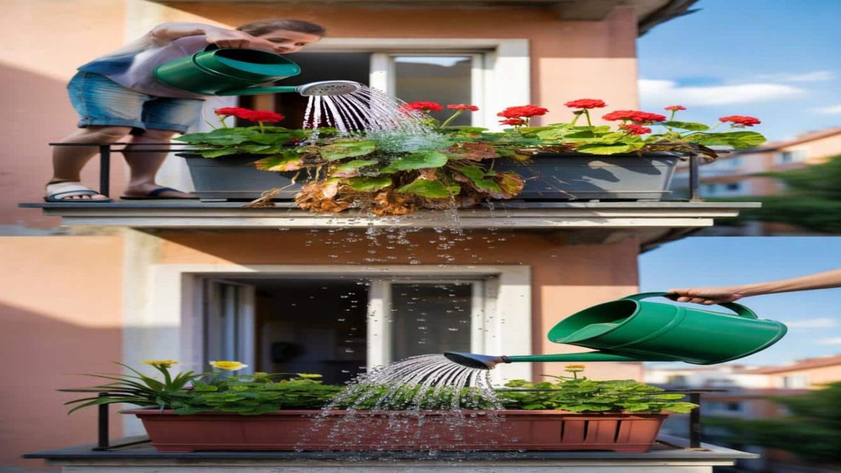 The Shocking Watering Mistake That’s Slowly Killing Your Balcony Plants
