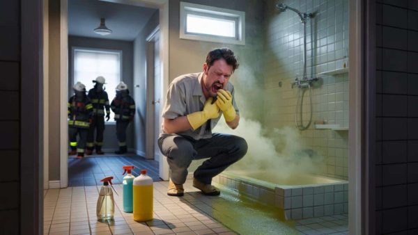 You’ll Never Believe What This Man Did While Cleaning His Bathroom – It Sent 13 Firefighters Running!