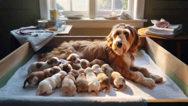 You Won’t Believe How Many Puppies This Dog Had in Just 13 Hours!