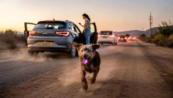The Heartbreaking Dash: When a Stray Dog Chased a Car, a Driver’s Split-Second Decision Changed Everything Forever