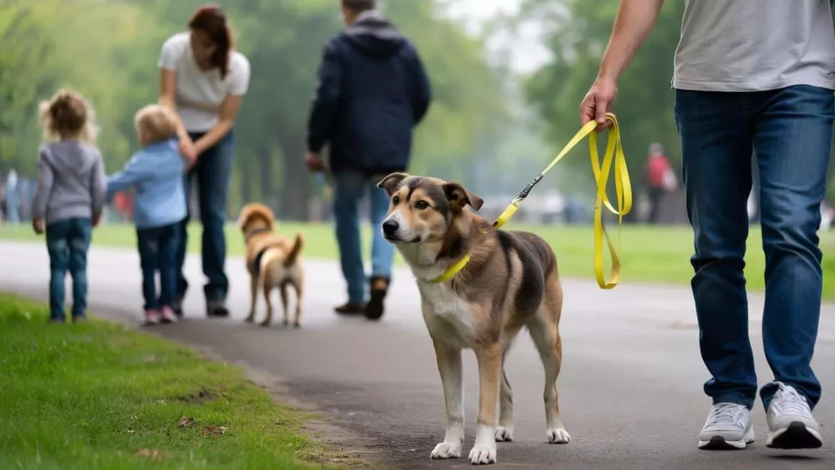 The Shockingly Simple Meaning of the Yellow Ribbon on Dogs – A Hidden Signal You Need to Respect