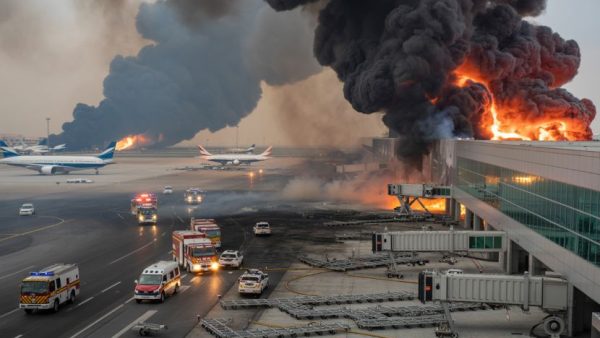 You Won’t Believe What Happened at Kuwait International Airport During the Drone Strikes!