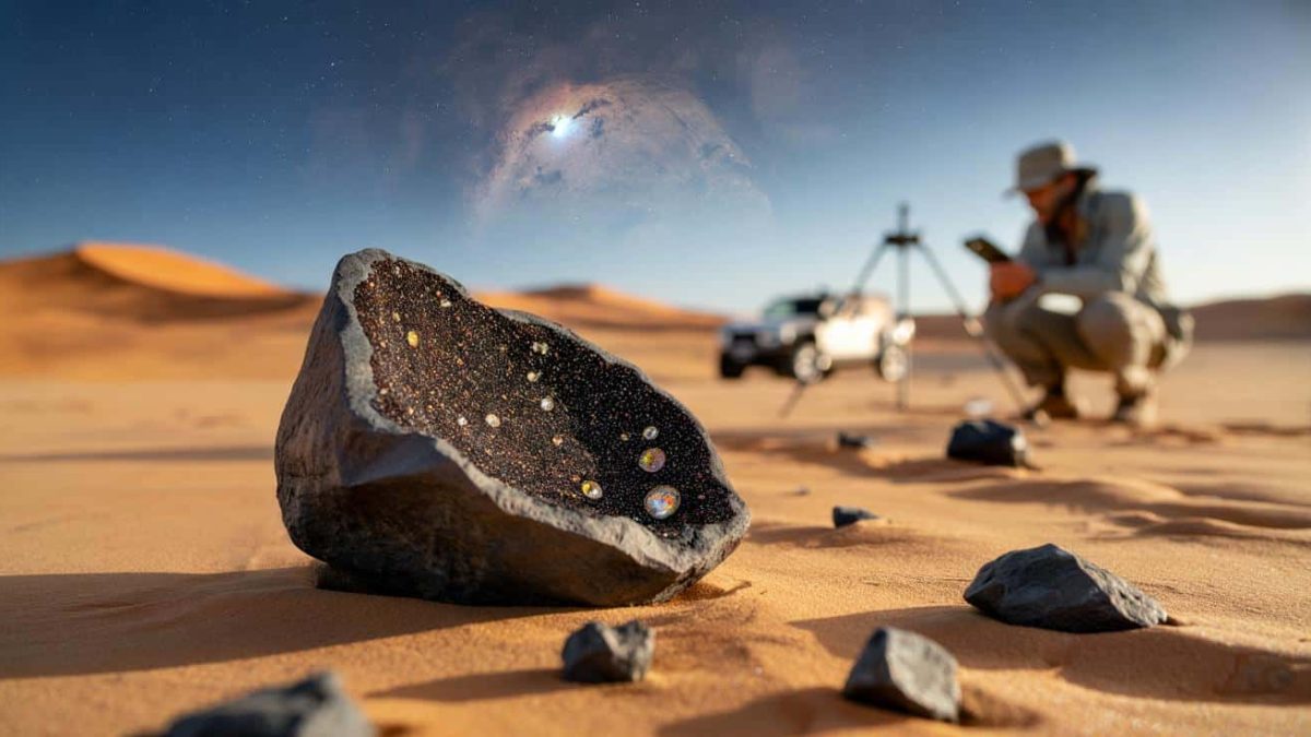 You’ll Never Guess What Was Found in This French Meteorite