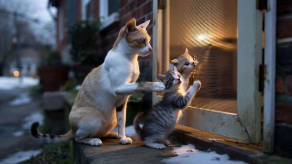 Stray Cat Heroically Rescues Kittens From Deadly Trap – The Incredible True Story That Will Melt Your Heart
