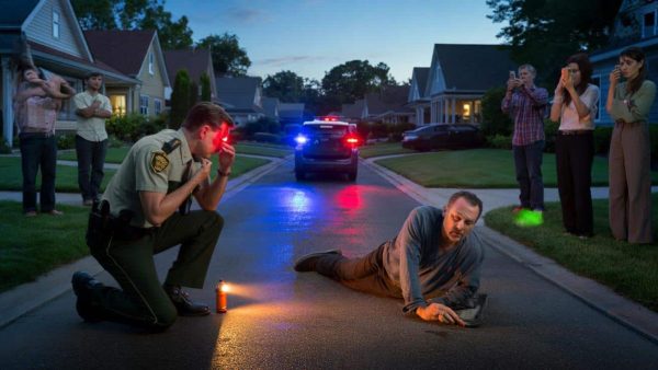 Suburban Nightmare: Man Shockingly Assaults Deputy in Intense Neighborhood Clash